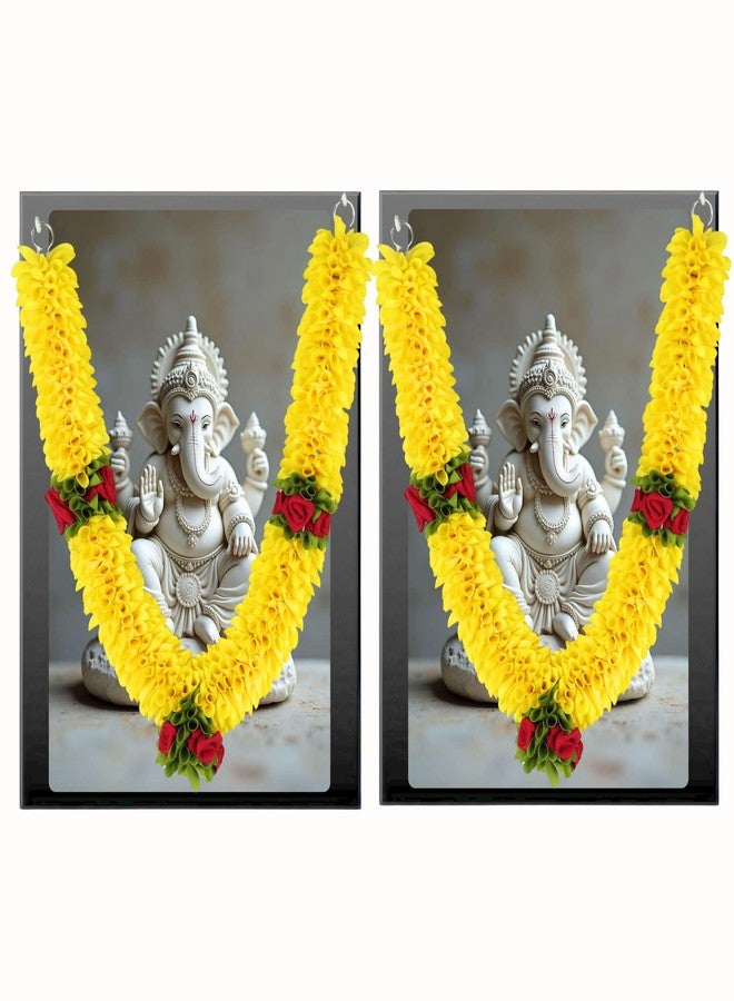 Veltic- Pack of Two Half Meter Garland-Lemon Yellow VE50LY - Image 1